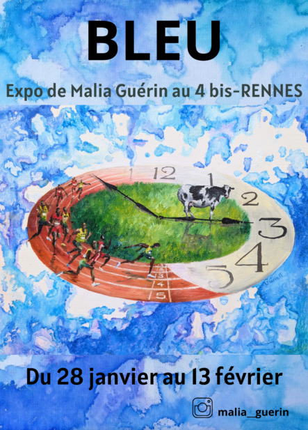 Exposition : BLEU – Malia Guérin