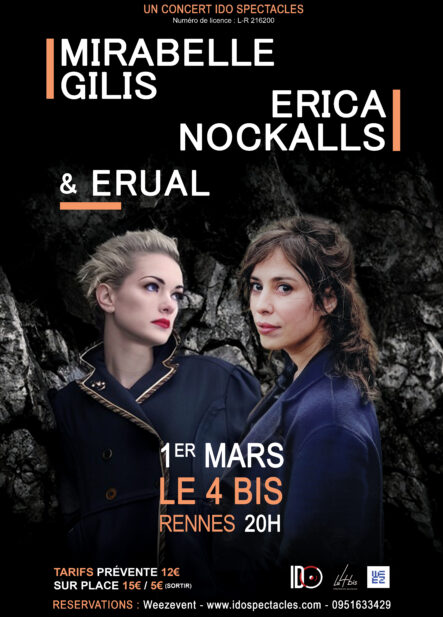 MIRABELLE GILIS, ERICA NOCKALLS et ERUAL